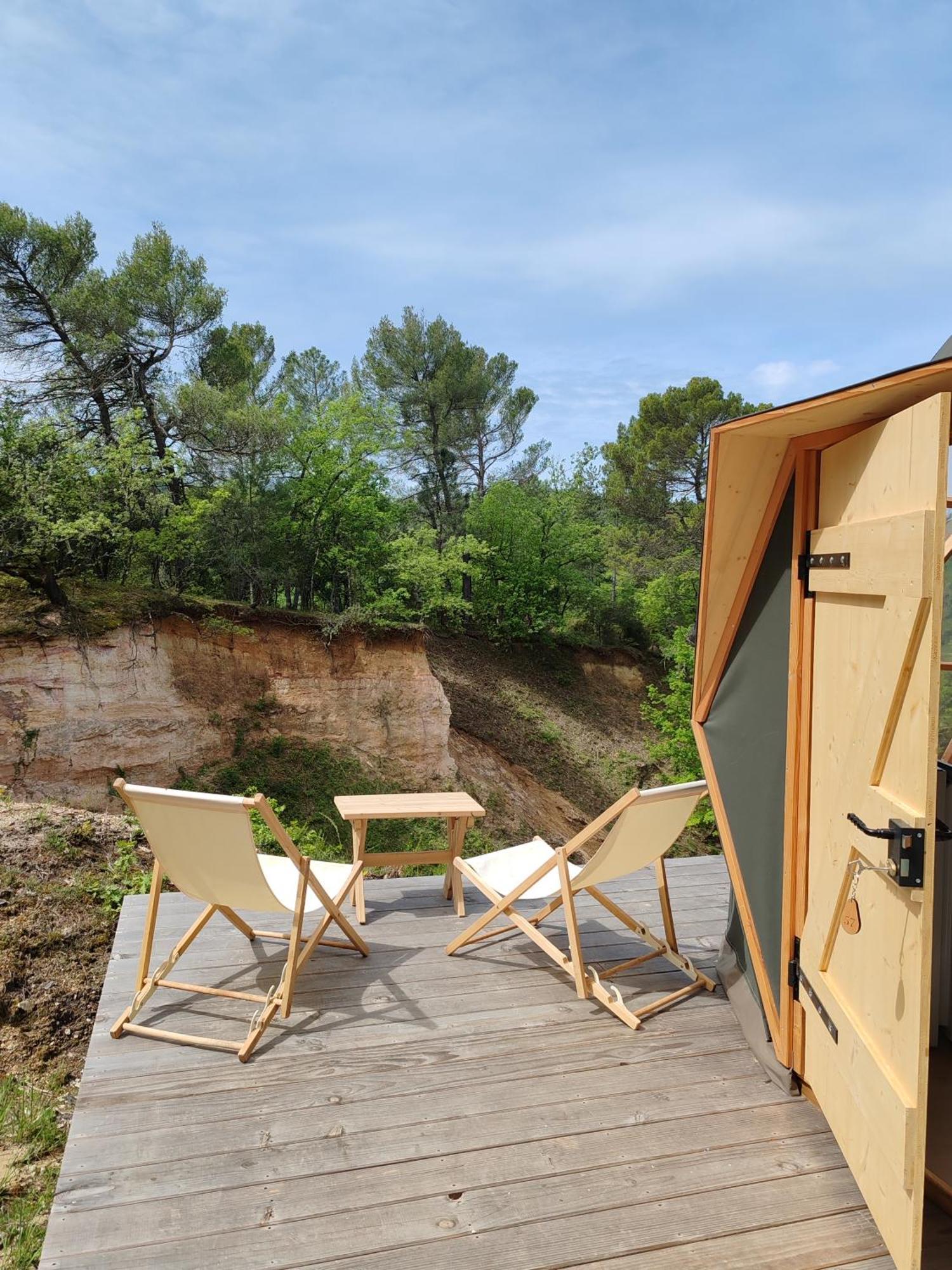 Camping Le Colorado Rustrel Exterior foto